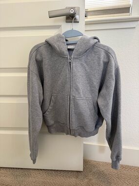 Aritzia - Cozy Sweatfleece Boyfriend Boxy Zip Hoodie